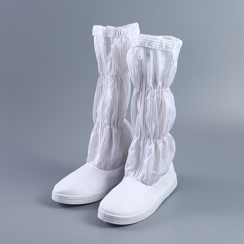 厂家销售防静电长筒靴无尘车间工作硬底鞋防护鞋防静电鞋劳保鞋