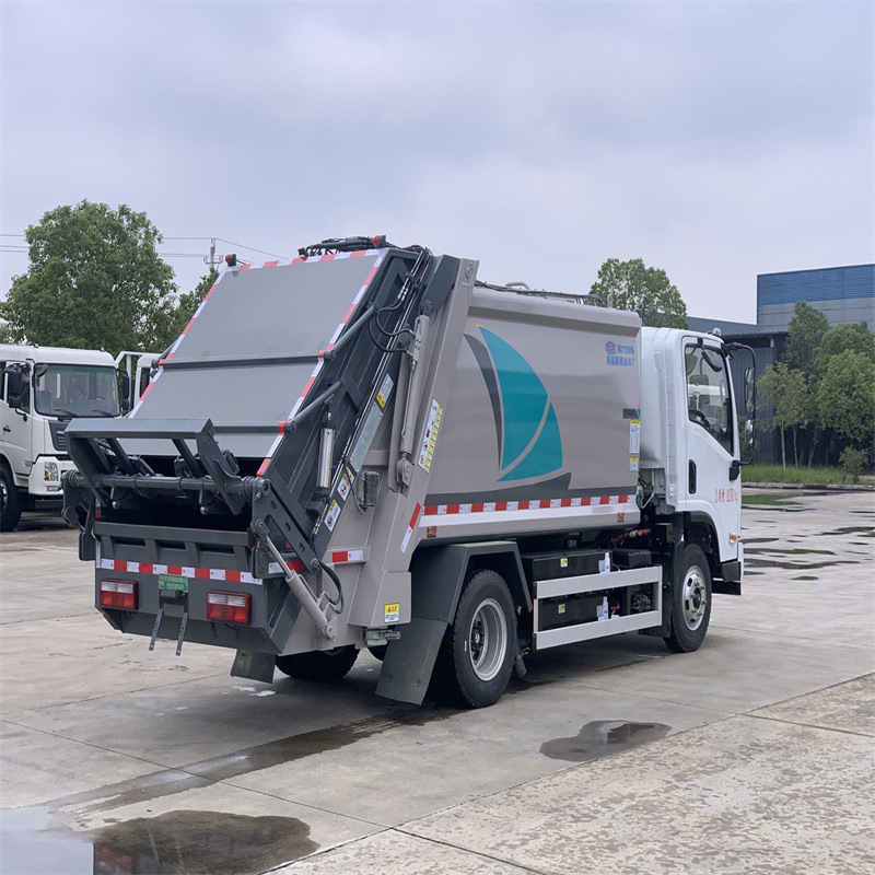New Energy Garbage Collection and Transport Vehicle, Jiefang 12-Cubic-Meter Pure Electric Compression Garbage Truck, 18-Ton Garbage Removal Vehicle
