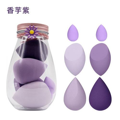 Little Daisy Beauty Egg, Soak in Water and Grow Larger, Non-latex Drift Bottle, Sponge Powder Puff Set Tools