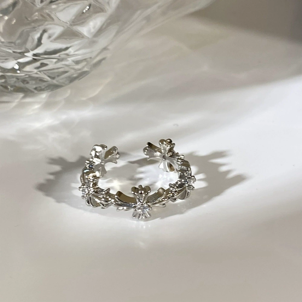 Кольцо Universal JZ серии, серебро 925, регулируемое, ретро летний лёгкий люкс