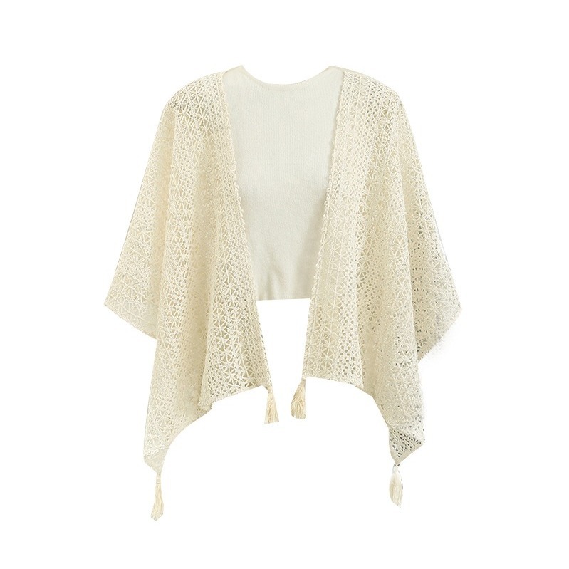 Vintage Strickjacke Mit Fransen Im Ethno Stil Für Damen_voghion.com