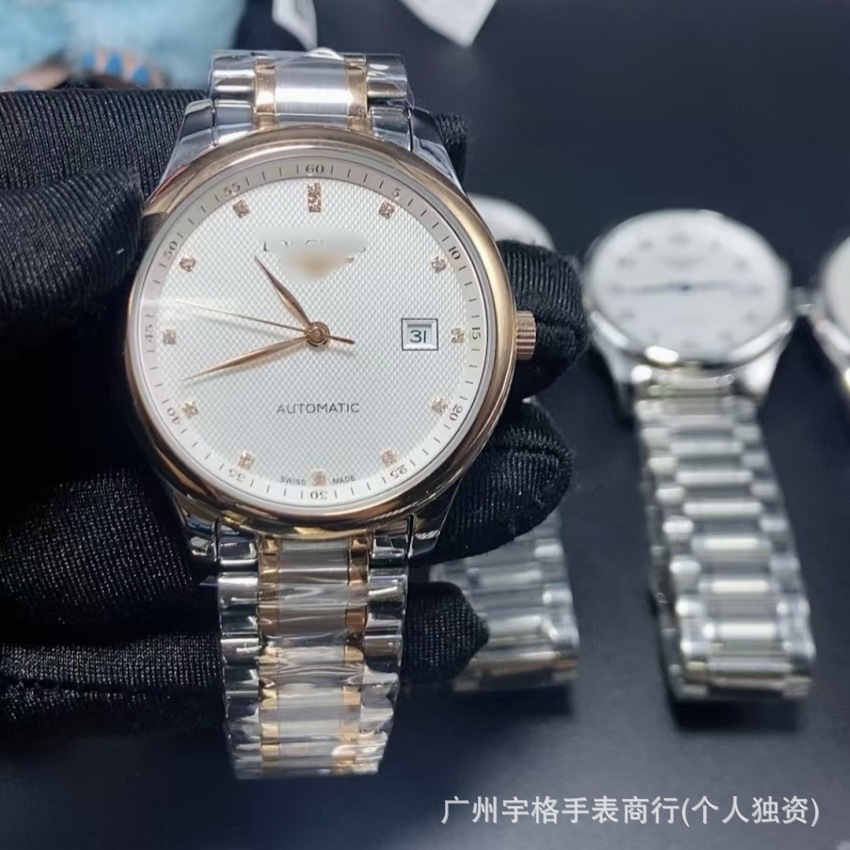 Langjia Famous Craftsman Series Couple Fully Automatic 8215 Mechanical Watch Joint Watch Wholesale Export Hot Model Can Be Shipped on Behalf of Others