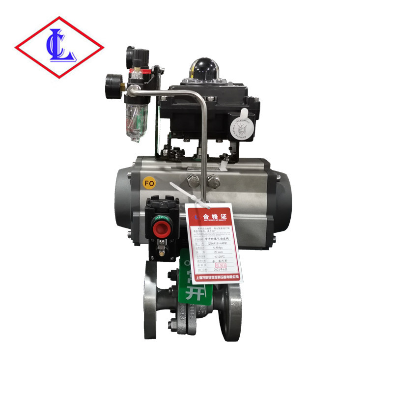 气动球阀Q641F-16P/25P不锈钢防爆气动调节阀气动切断阀