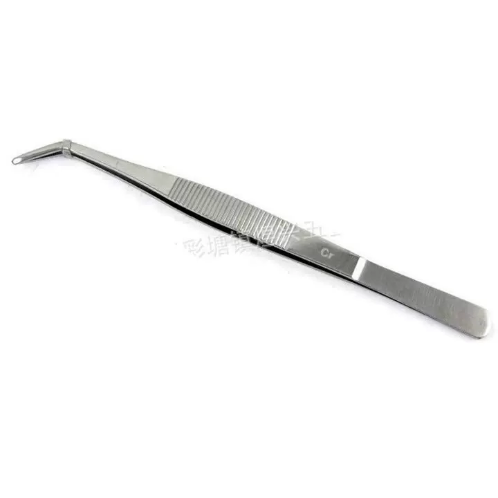 厚[1厘]长18cm不锈钢茶夹不锈钢镊子茶杯夹茶道配件茶具茶盘