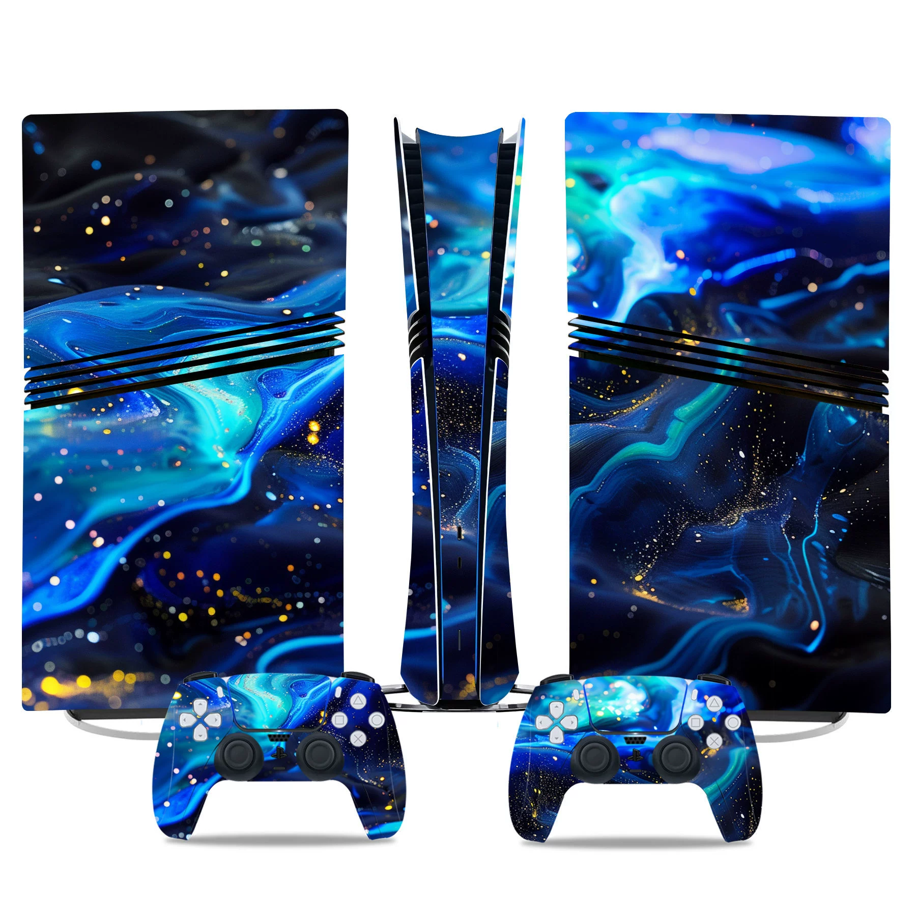 侠士 PS5 PRO игровая приставка цветные наклейки, цветная пленка корпусов, защитные пленки, наклейки на ручки, модели иностранной торговли