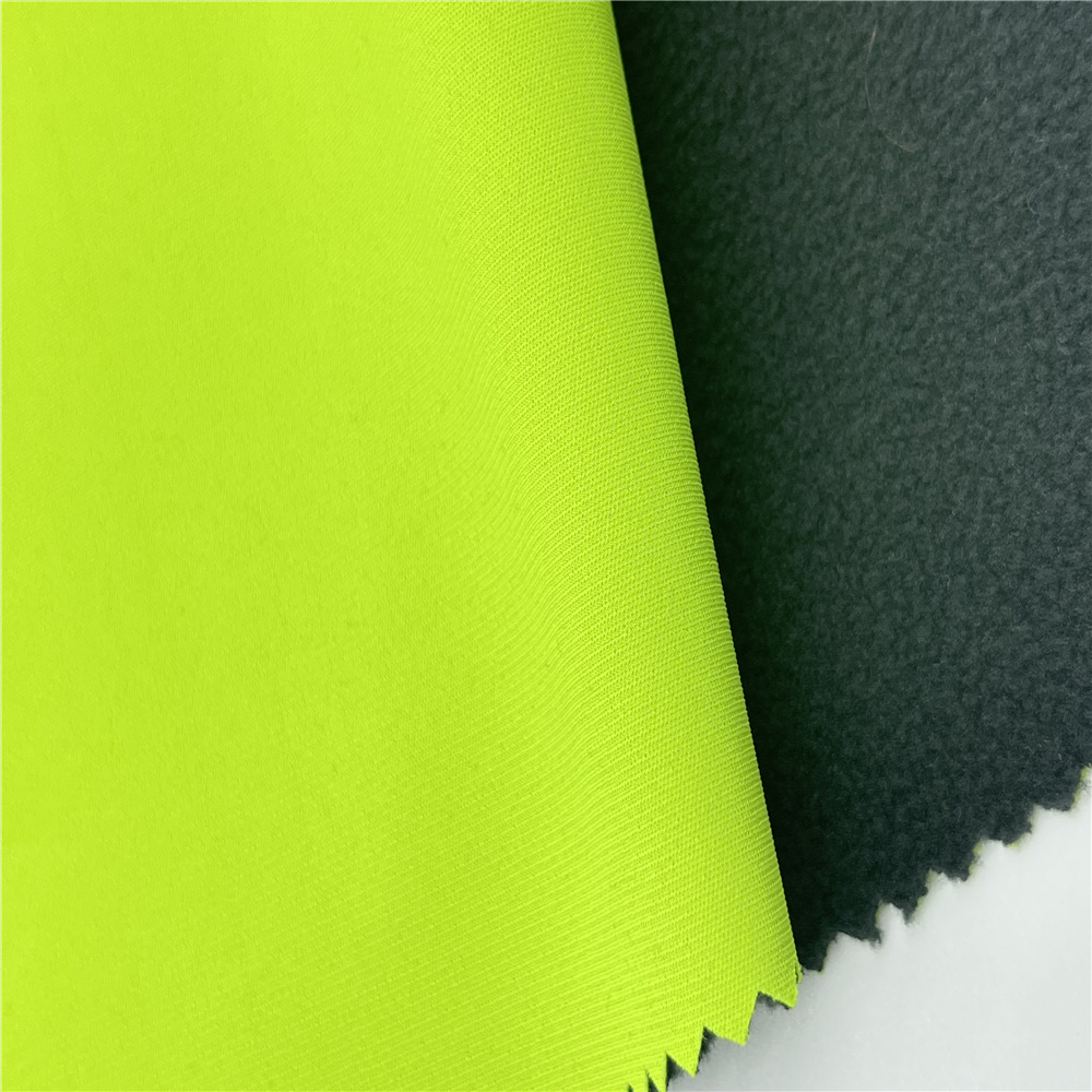 弹力防水保暖摇粒绒贴四面弹tpu复合冲锋衣户外登山服面料