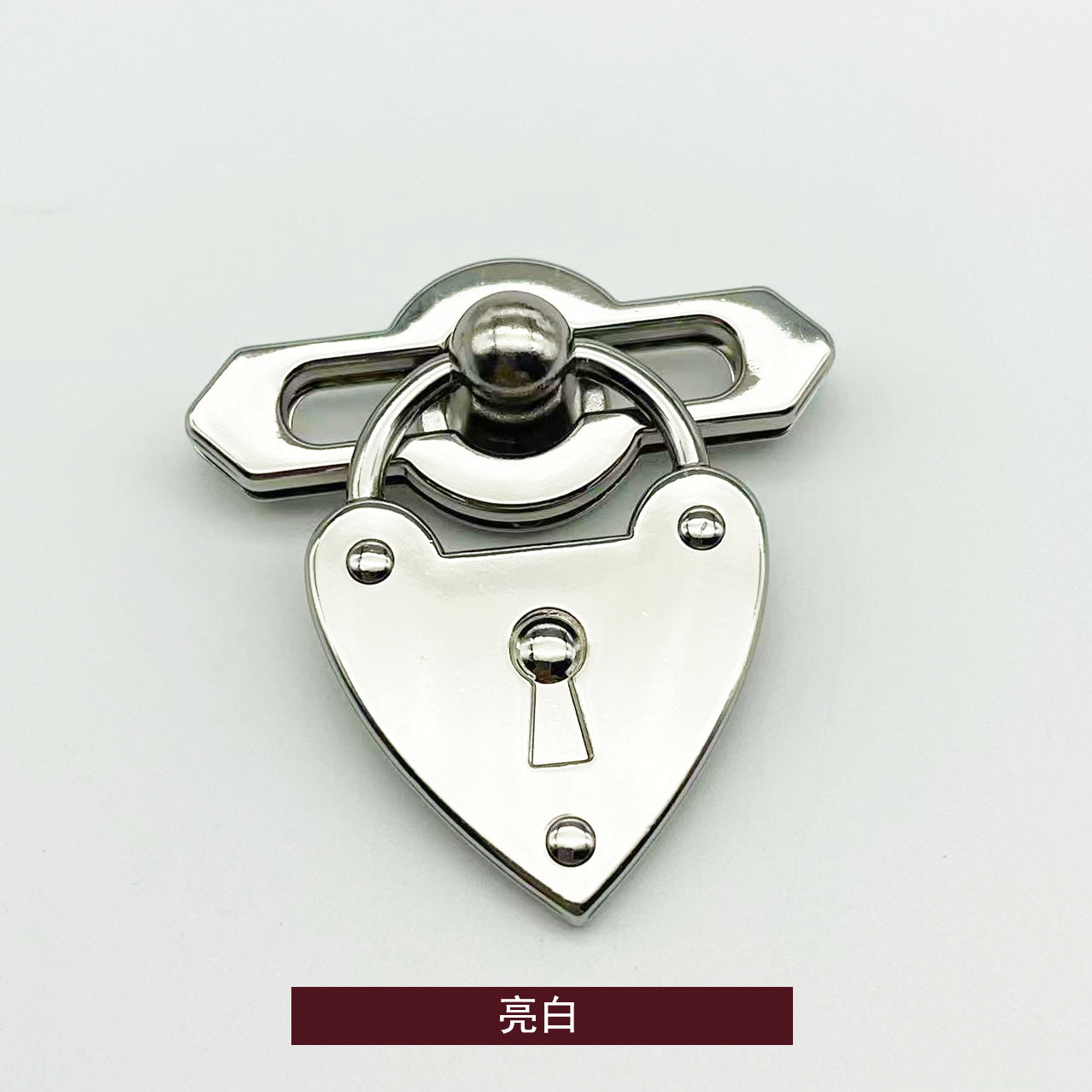 流行款时尚箱包五金配饰 精美心形合金拧锁 锁扣现货供应量大价优-阿里巴巴