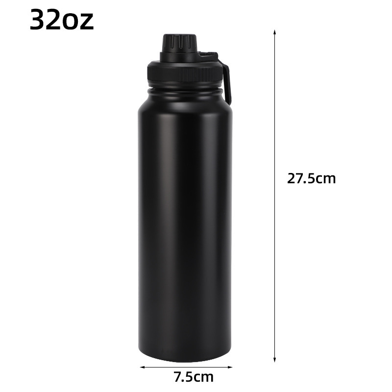 Transfronterizo 304 acero inoxidable espacio hervidor de vacío de doble capa taza de aislamiento de vacío de gran capacidad taza de agua deportiva portátil al aire libre al por mayor image 11