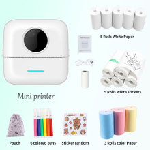 便携式迷你错题打印机学生口袋错题标签照片蓝牙热敏打印机跨境