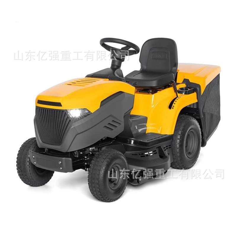 Capacidad de coche cortadora de césped parque gasolina diesel cortadora de césped trituradora de césped de campo cortadora de césped colector de césped máquina de desherbe