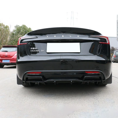 Rear Lip Modified Surround: 适用于焕新版特斯拉model3 Big Surrounded