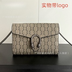跨境货源新款经典老花双GWOC链条包Dionysus单肩斜跨式女包带logo