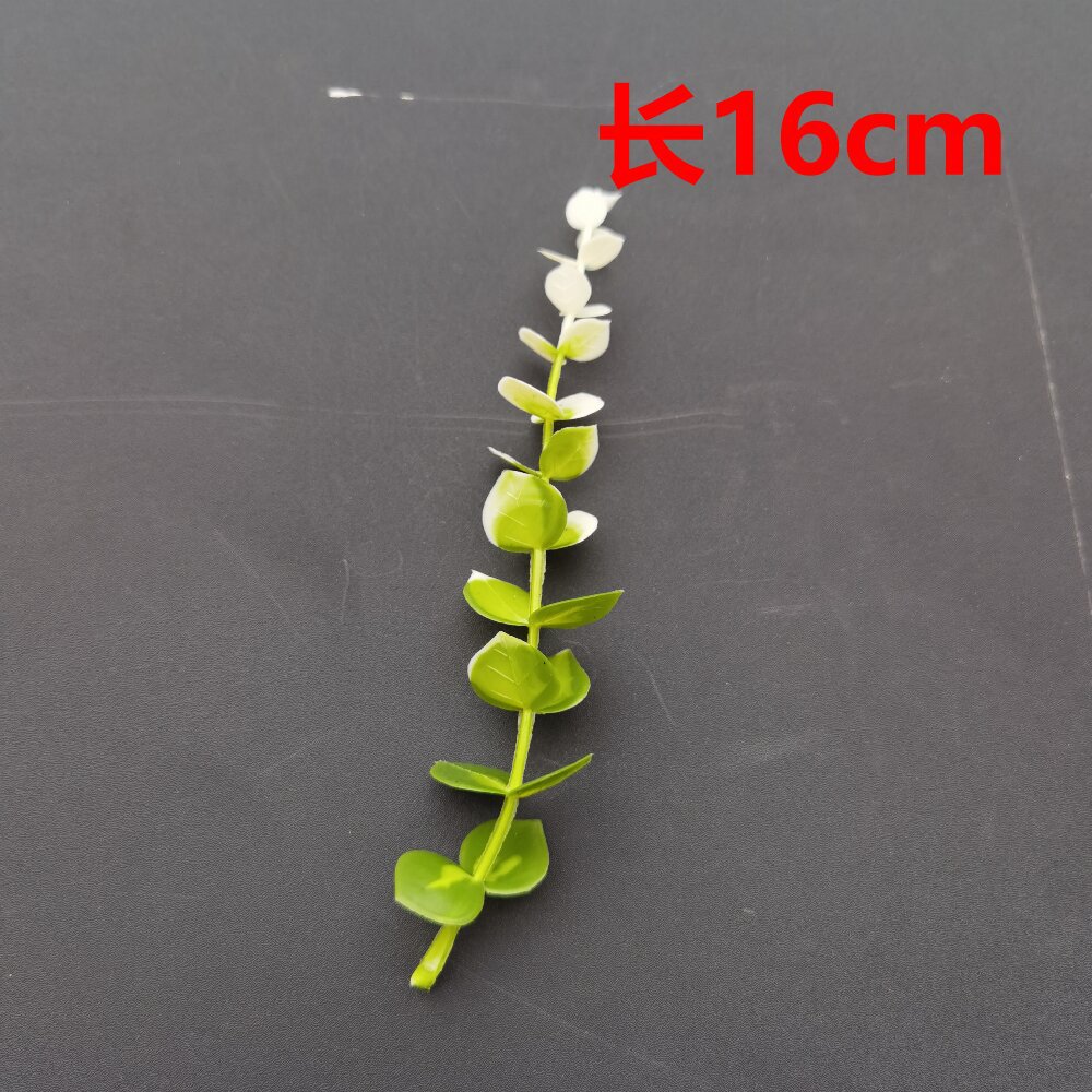 Imitación de hojas verdes hierba de agua hoja persa decoración de flores de boda pared flor de pecho accesorios de muñeca flores diy accesorios hechos a mano