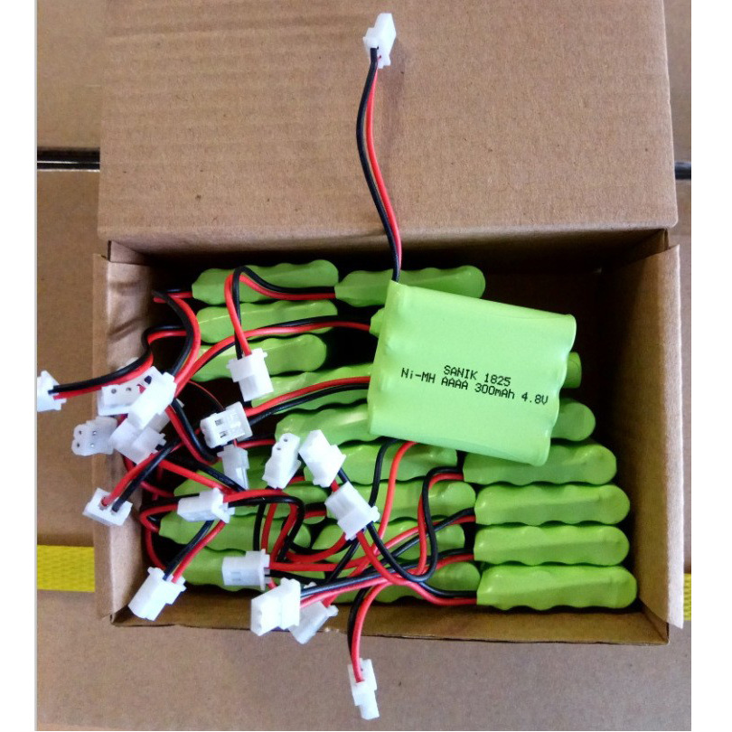 集中器电池NI-MH AAAA 300MAH 4.8V、4/5AAAA300mah镍氢电池1