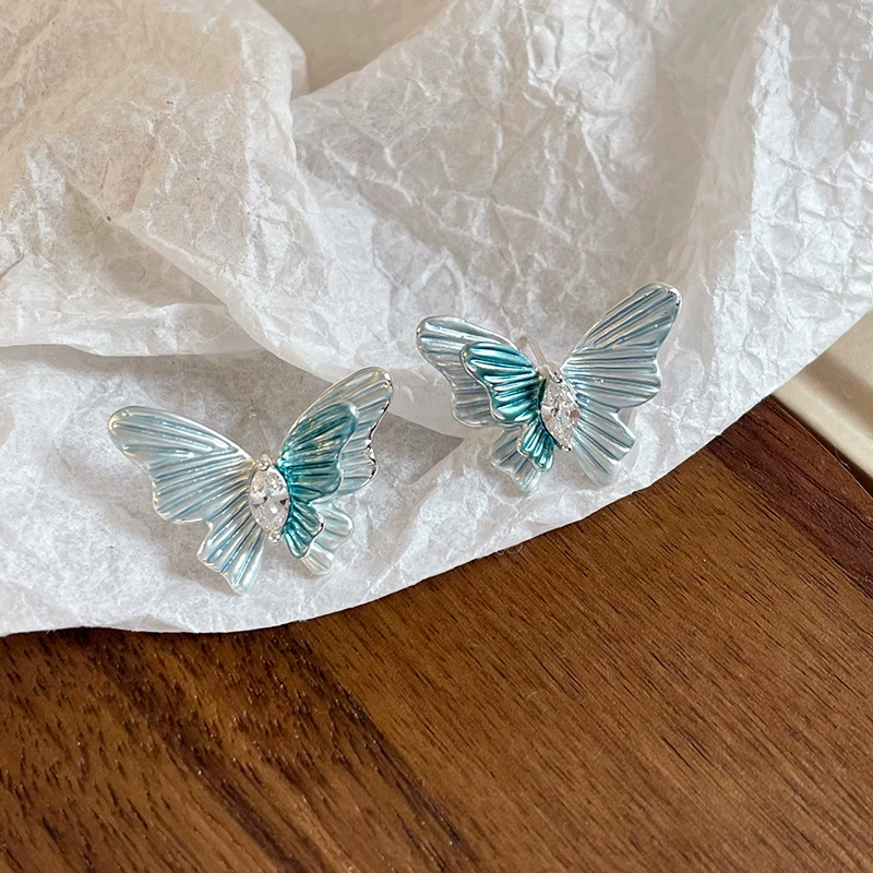 Серебряные серьги NALA с пусетой, Small design, серебро 925, легкая роскошь, высококачественный стиль
