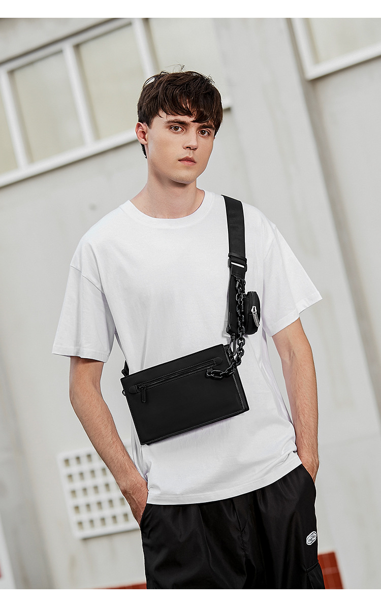Personalisierte Umhängetasche Für Damen Und Herren Mit Kette_voghion.com