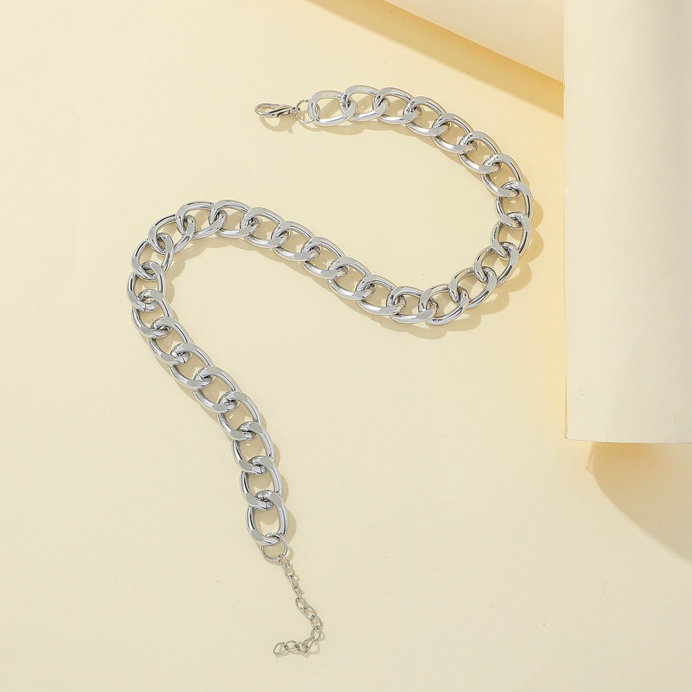 Fashion U Shape Iron Plating Unisex Necklace 1 Piece