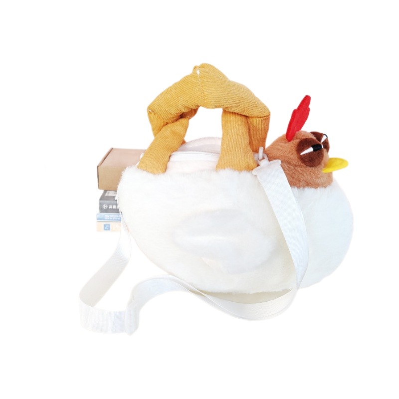 Dibujos animados celebridad de Internet muñeca de pollo risita de gran capacidad lindo bolso de pollo risita bolso diagonal regalo pequeño libro rojo con el mismo estilo
