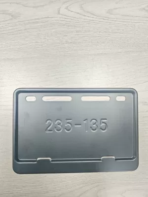 Philippines Motorcycle License Plate Holder Philippine Specifications (License plate holder/license plate holder) - black