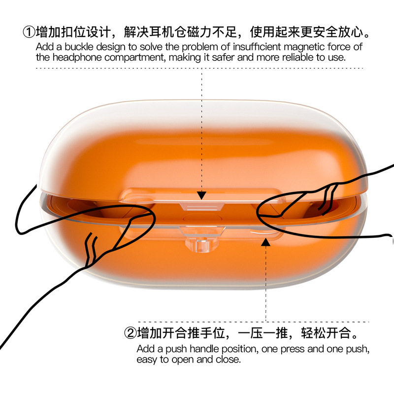 For powerbeats pro2(2025) Headset Protective Case Magic Beats Sports Bluetooth Headset Shell For powerbeats pro2(2025) Headset Protective Case Magic Beats Sports Bluetooth Headset Shell