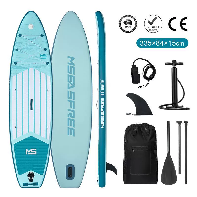 Inflatable stand‑up paddle board (Favorite) — thickened racing SUP, multiple designs, some sets include accessories