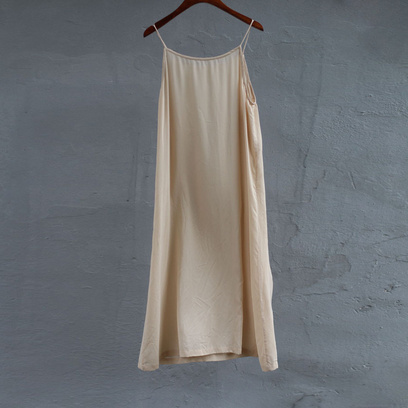 Shanyi Hangzhou women's spring and summer bottoming vest skirt versatile cotton sling soft vest artistic loose 80711