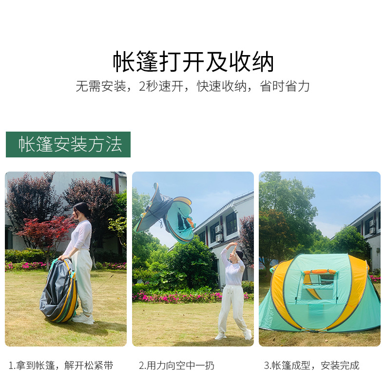 家庭旅游帐篷模板_12