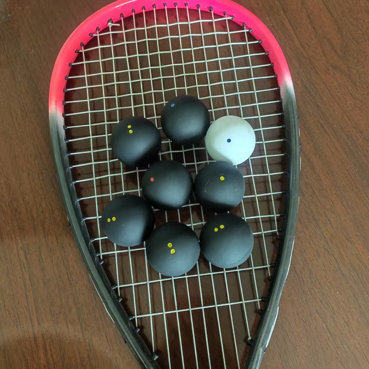 The Logo of the Game Training Ball Can Be Produced in Large Quantities by the Manufacturer. 4cm British Squash Double Yellow Dot British Squash