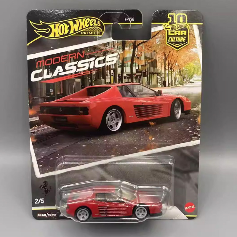 Mattel Hot Wheels Car Culture Series Ferrari Japanese Historical Collection Alloy Car Toy Model Fpy86