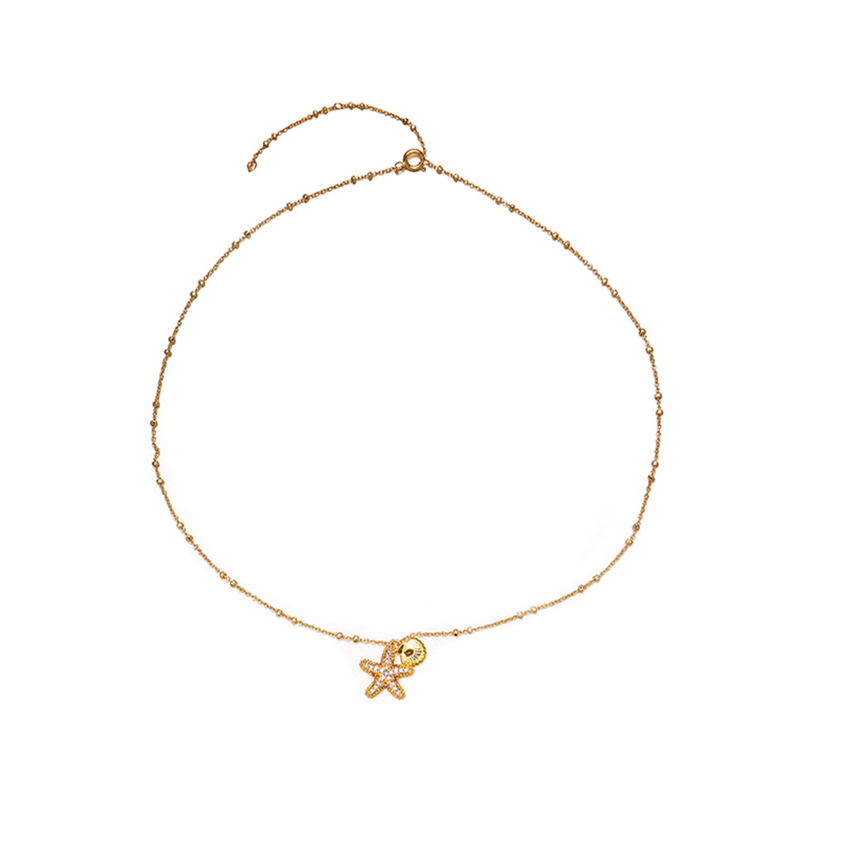 Moda clásica verano brisa marina personalidad colgante colorido collar con cuentas simple nicho viajero sensación de alto nivel estilo caliente mujer