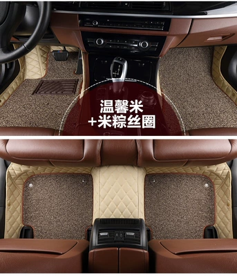 Modelə uyğun ayaqaltı: Altis, Levin, full-coverage car - warm-beige-beige-brown-silk-loop