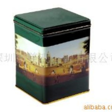 源头厂家 优惠供应精美马口铁ML-047方形茶叶罐