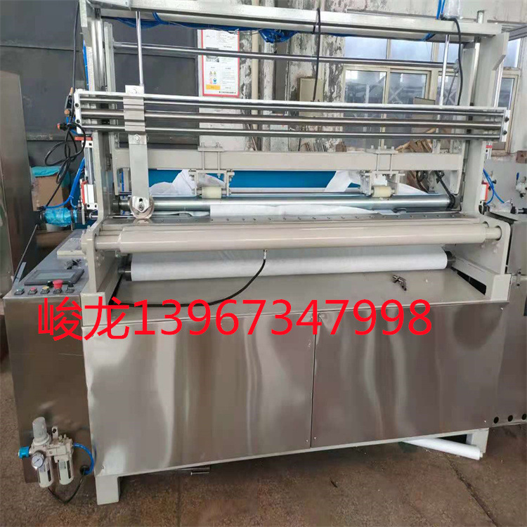 1米8无纺布打线分切机有现货 一次性美发巾卷巾机 小型牛皮纸分切