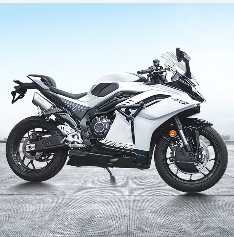 Suitable for 26 Models of Cfmoto 500Sr Bumper Guards, Anti-Collision and Anti-Fall Protection Bars with Built-In Springs, Racing Guard Bar Modification Accessories