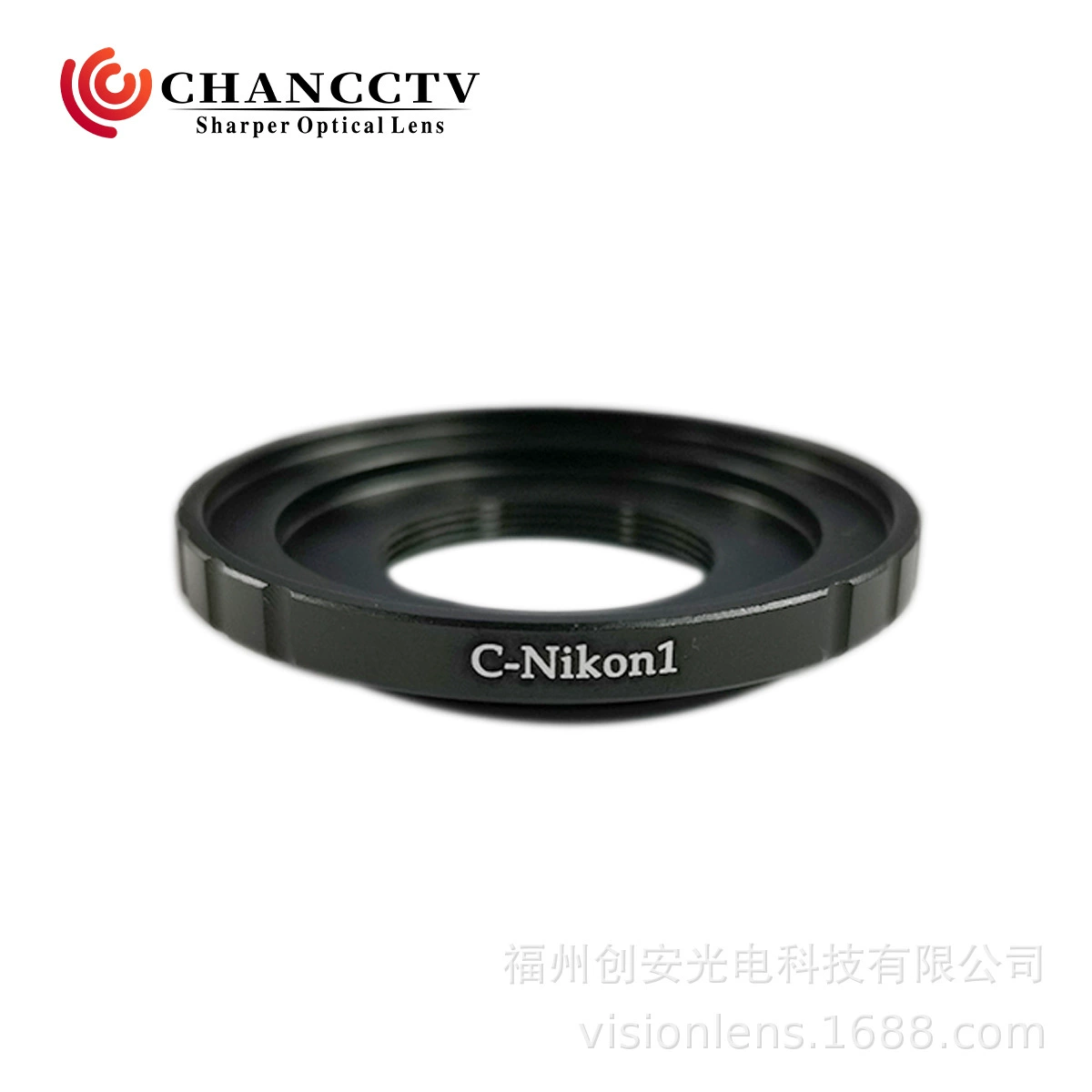 Переходное кольцо Chuang'an Optoelectronic C-Nikon1 подходит для объектива с креплением C на беззеркальные камеры Nikon, черный