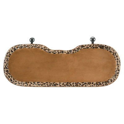 Seat cushion, seat cover Seat Cushion, Winter Thickened and - rabbit-fur-leopard-print-edge-brown-seat-cushion-back-row