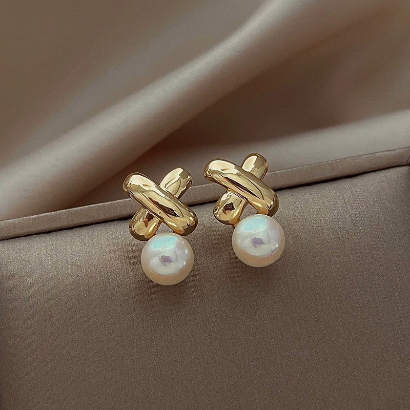 Серебряная игла, серьги, мелкие медные цирконии с жемчугом с кисточками, серебро 925 пробы, китайский стиль, европейский стиль