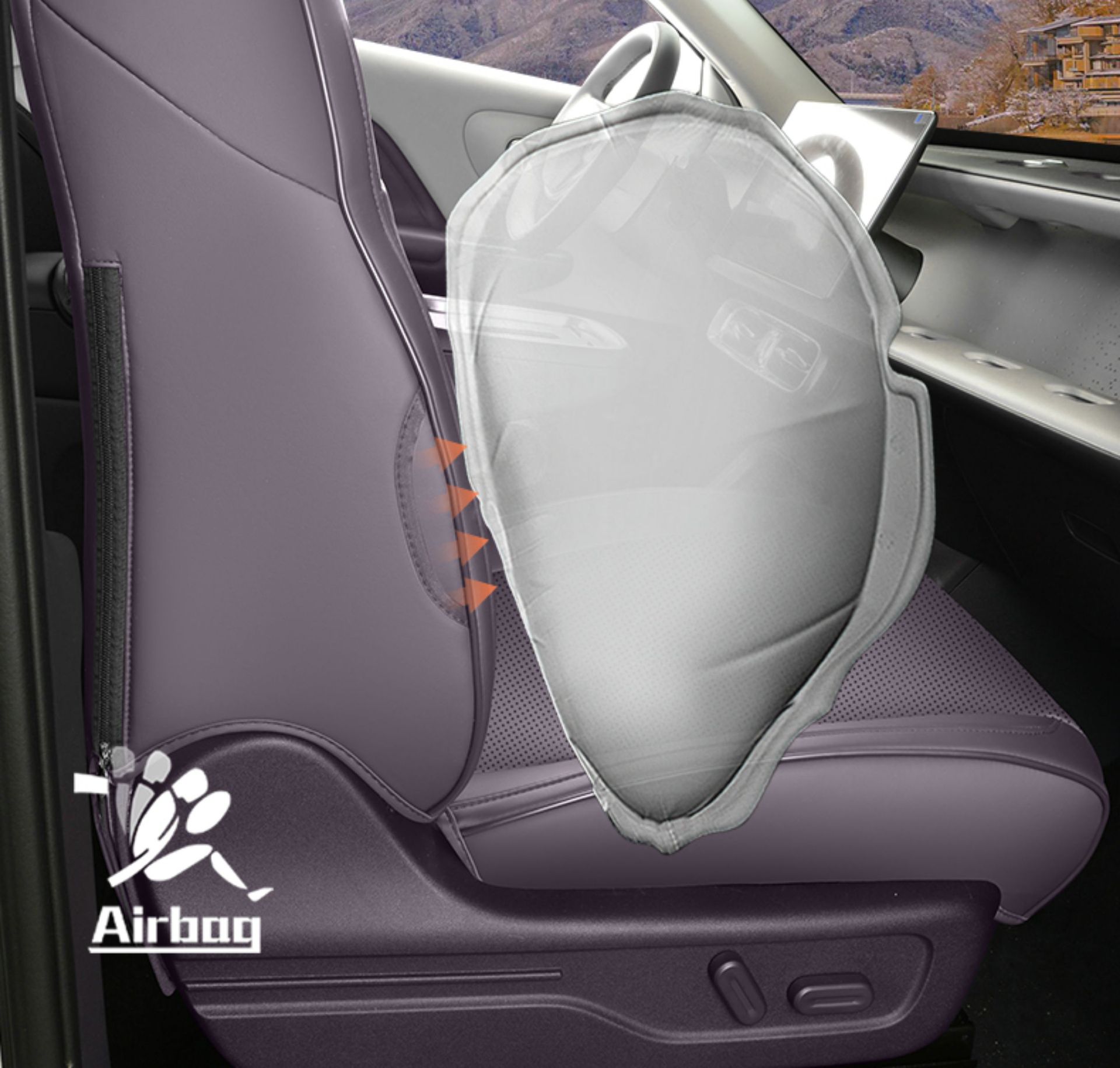 26 Models of Special Car Seat Covers for Zero Run C10, Universal for All Seasons, Fully Surrounded Seat Cushions, Leather Breathable Perforated Seat Covers