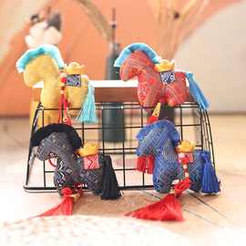 2026马年吉祥物挂件毛绒玩具公仔生肖小马包包挂饰钥匙扣娃娃玩偶