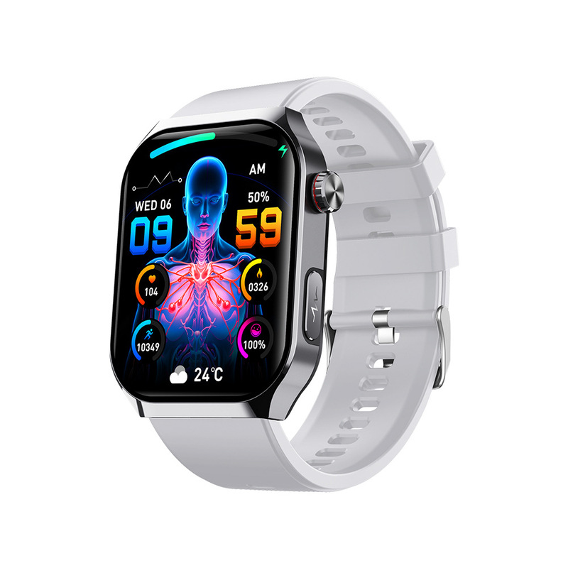 F700PRO ECG スマートウォッチ心拍数血圧血中酸素モニタリング Bluetooth 通話 SOS ヘルプ健康時計|undefined
