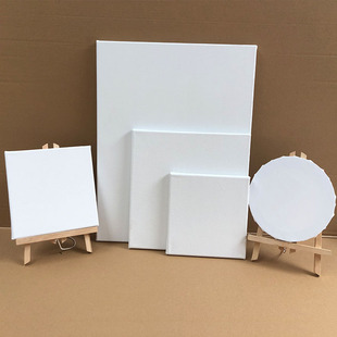 Oil painting frame pure cotton canvas linen hand painted wooden strip wholesale round cloth surface oil painting board inner frame drawing board oil canvas frame
