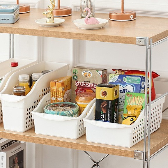 收纳盒跨境厨房橱柜收纳篮家居用品百货家用桌面杂物零食收纳神器