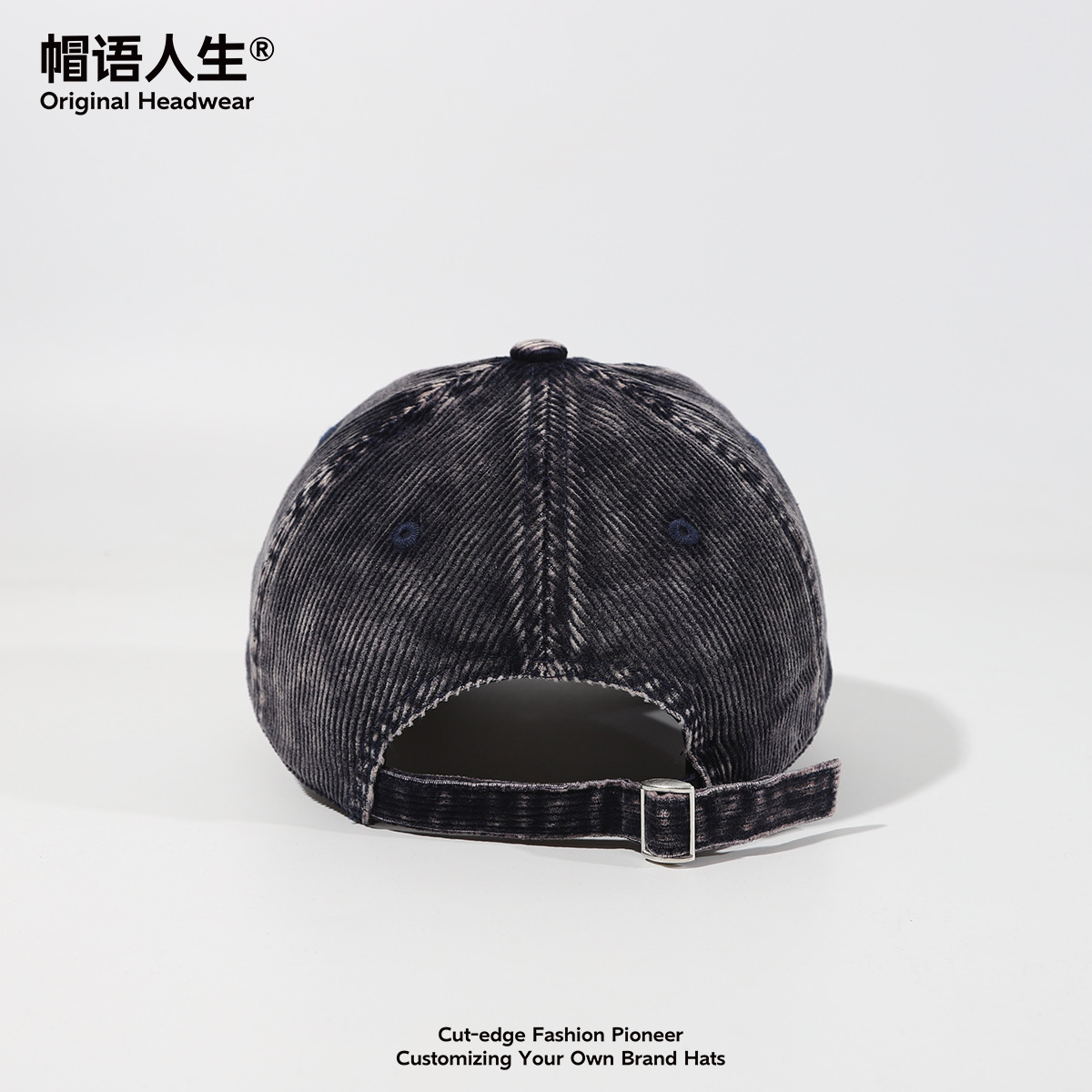 Sombreros de comercio exterior para adultos se pueden personalizar bordados logotipo de lana lavable para hacer vieja fábrica de sombreros de béisbol suaves al por mayor image 4