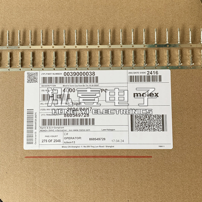 Molex ConnecTor 39000038 3900-0038 39-00-0038 5556T Terminal Original SpoT