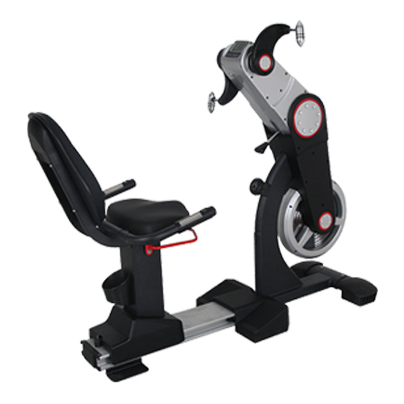 Bicicleta estática vertical en stock, máquina elíptica, equipo de fitness, andador espacial de cuatro articulaciones, bicicleta de rehabilitación aeróbica.