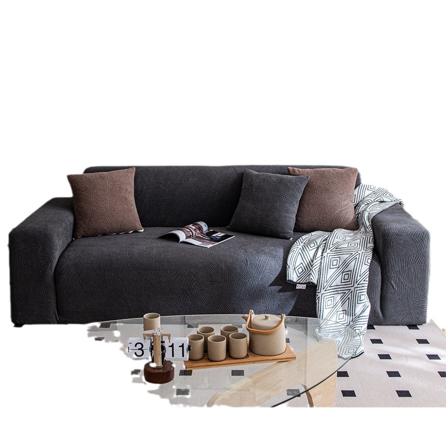 Elástico todo incluido sofá gaza universal conjunto perezoso anti-gato agarra 2024 nuevo cuatro estaciones universal cubierta de sofá integral