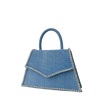 Shoulder bag, denim purse, one-shoulder bag, 2023 collection, South Korea, internet celebrity