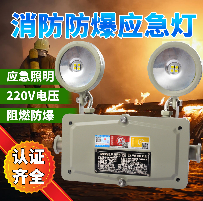 Guangshijie N1992 Explosion-proof Emergency Light, Explosion-proof Mining Lamp, Emergency Light, LED Power Outage Light, Fire Protection Wall-mounted Light
