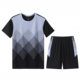 Summer Leisure Sports suit Men's and Women's Short-sleeved Two-piece Fitness plus size suit Shorts Quick-drying Running suit