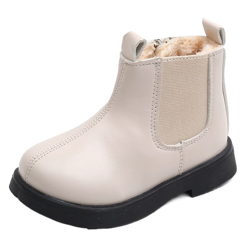 Большие хлопковые новые модные детские модные сапоги для мальчиков, хлопковые сапоги в британском стиле, модные зимние сапоги для девочек, ветрозащитные теплые модные